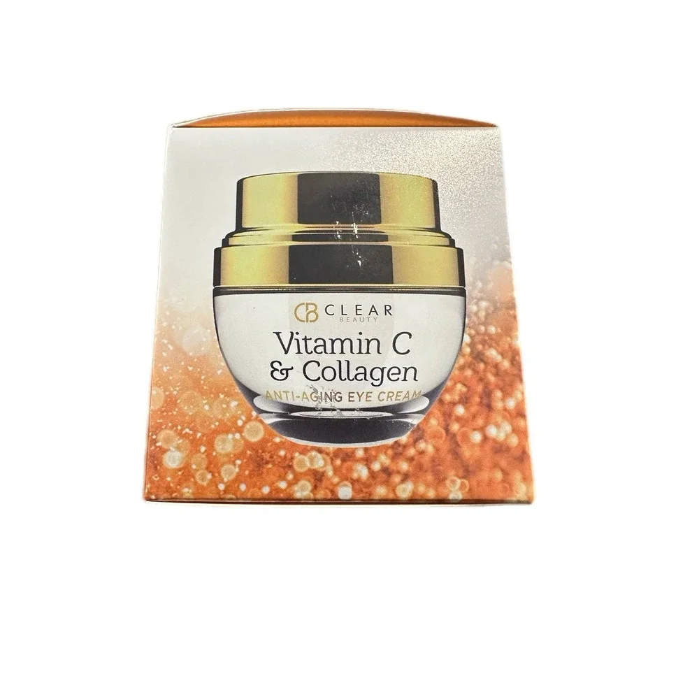 Clear Beauty Vitamin‎ C & Collagen Anti-Aging Eye Cream De-Puffing 1 .01 OZ